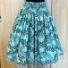  юбка пау pau хула Hawaiian плюмерия Lilly mint green зеленый синий blue черный чёрный 