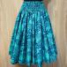  юбка пау pau хула Hawaiian плюмерия Lilly нефрит .. синий blue зеленый зеленый 