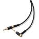  Elecom ELECOM высокая прочность аудио φ3.5AUX кабель L знак - распорка черный AX-35MSL10BK