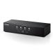  Elecom ELECOM KVM переключатель персональный компьютер 4 шт. переключатель дисплей терминал VGA/ мышь * клавиатура терминал USB PS/2 Windows 11 macOS KVM-NVXSN4