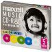 mak cell maxell музыка для CD-R80 минут цвет Mix 5 листов CDRA80MIX.S1P5S