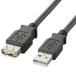  Elecom ELECOM USB2.0 удлинение кабель (A-A удлинение модель )[2.0m] U2C-E20BK