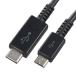 �I�[���d�@ USB Type-C�P�[�u�� C�^�C�v�[MicroB�^�C�v 1m �� SMT-L10CM-K