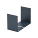  Karl office work vessel L type book end ( large ) dark gray LB-55-E