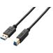 ڤ󤻡ۥ쥳 USB3.0֥ A-B 1m ֥å USB3-AB10BK գӣ¥֥ 