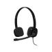  Logicool стерео headset H151 черный H151R наушники слуховай аппарат аудио телевизор бытовая техника 
