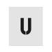 [ ваш заказ ]IM stencil U знак размер 150×95mm AST-U15095 покраска покраска защита окружающих объектов салон общественные сооружения строительство материал 