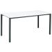 [ производитель прямая поставка ]kokyomi-ting стол JUTO угол ножек белый ножек чёрный W1500×D750[ оплата при получении не возможно ] заслонка стол складной стол длина стол для собраний стол 