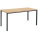 [ производитель прямая поставка ]kokyomi-ting стол JUTO угол ножек натуральный дуб ножек чёрный W1500×D750[ оплата при получении не возможно ] заслонка стол складной стол длина стол 