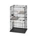 [ your order ] Iris o-yama compact cat cage 2 step dark gray CCC-112 house cat for cat pet tei Lee 