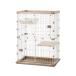 [ Manufacturers direct delivery ] Iris o-yama woody cat cage 2 step light natural PWCR-962V[ payment on delivery un- possible ][ customer construction ] cat for cat pet tei Lee 