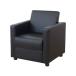 [ Manufacturers direct delivery ]Netforce reception sofa 1 seater . car Le Mans 3 black [ payment on delivery un- possible ][ customer construction ] reception sofa table reception furniture counter lobby 