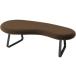 [ производитель прямая поставка ]ito-kif low lounge 2 -местный bench sepia Brown черный рама [ оплата при получении не возможно ]