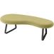 [ производитель прямая поставка ]ito-kif low lounge 2 -местный bench pale yellow черный рама [ оплата при получении не возможно ]