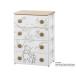 [ Manufacturers direct delivery ] Iris o-yama character chest 4 step Pooh [ payment on delivery un- possible ][ customer construction ] chest living storage 