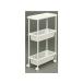 [ ваш заказ ] Iris o-yama metal paul (pole) Wagon 225×485×770mm белый MKW-3S