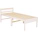 [ производитель прямая поставка ] Hagi . средний bed белый woshuMB-5208S-WS[ оплата при получении не возможно ][ клиент сборка ] одиночный кровать с решетчатым основанием постельные принадлежности интерьер 
