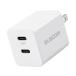 [ ваш заказ ] Elecom USB Power Delivery 20W AC зарядное устройство (C×2) белый 