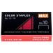  Max степлер цвет игла 10 номер металлик розовый NO.10-1M MP MS91311 степлер игла staple игла s лента la- останавливать . канцелярские принадлежности офисная работа 