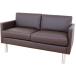 [ Manufacturers direct delivery ]Netforce reception sofa car Le Mans 2 seater . Brown [ payment on delivery un- possible ][ customer construction ]