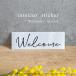 Welcome стикер латунь письмо способ кисть регистрация body wellcome стикер Welcome вход знак интерьер вход плитка 
