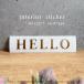 HELLO стикер латунь письмо способ selif body Hello стикер HELLO Hello вход знак интерьер вход плитка 
