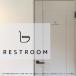  дверь стикер 4. RESTROOM простой туалет . уборная салон автограф стикер pikto автограф 