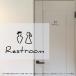  дверь стикер 5. RESTROOM человек noble туалет . уборная салон автограф стикер рукописный текст . способ pikto автограф 