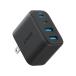 [�݌ɏ���] �A���J�[ Anker Zolo Charger (50W, 4 Ports) �u���b�N �R���p�N�g �����^�� ���[ �[�d�� ���v�ő�50W�̍��o�� A121E111||