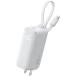 [ ликвидация запасов ] якорь Anker Power Bank (30W, Fusion, Built-In подсветка кабель ) белый мобильный аккумулятор USB быстрое зарядное устройство стандартный товар 5000mAh A1636122||