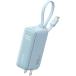 [ ликвидация запасов ] якорь Anker Power Bank (30W, Fusion, Built-In USB-C кабель ) голубой мобильный аккумулятор USB быстрое зарядное устройство кабель в одном корпусе 5000mAh A1636N31||