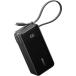 [ ликвидация запасов ] якорь Anker Power Bank (10000mAh, Fusion, Built-In подсветка кабель ) черный мобильный аккумулятор максимальный 30W мощность большая вместимость стандартный товар A1637112||