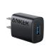 [ ликвидация запасов ] якорь Anker Charger (12W, USB-A) черный чёрный зарядное устройство маленький размер тонкий перевозка путешествие A2065N11||