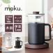 moku. electric kettle MEK0501 | electric hot water ... hot water ... vessel glass wood grain stylish small size compact mok||||||||||