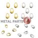 5 штук входит Nailparts metal детали moon серебряный не .. Gold собственный ногти гель Nailparts деформация 