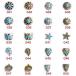  одиночный товар metal детали Nailparts Conti . бирюзовый способ Gold серебряный заклепки ногти сопутствующие товары искусство детали Nailparts 