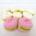 PUPPY (papi- шерсть ) Dream soft 2ply 9 шар комплект цвет номер 318×6 шар * цвет номер 312×2 шар 1 шар 25g длина 215m шерсть 100% белый * розовый не использовался б/у 