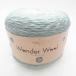 Yuzawayayu The waya шерсть Wonder Wool wonder шерсть цвет номер 14 1 шар 150g 375m градация зеленый оттенок белого не использовался товар [ б/у ]