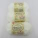 DAISO Daiso шерсть ..CAFE Yarn-MOCO CAFE-M1:White 3 шар комплект 1 шар 40g примерно 50m полиэстер 100% цвет номер M1 белый вязание 