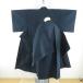  мужчина кимоно ансамбль шерсть одиночный . одноцветный темно-синий цвет мужской кимоно перо тканый мужской совершенно новый маленький размер японская одежда мужской casual длина 135cm