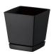  Yamato пластик :kenchi low pot plate есть 4 номер черный 4903266721619 простой современный дизайн. цветочный горшок gaju maru . монстера .