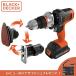 (������) BLACK&amp;DECKER(�u���b�N�A���h�f�b�J�[):18V EVO�}���`�c�[�� �x�[�V�b�N (�h����/�W�O�\�[/�T���_�[) EVO185