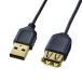  Sanwa Supply : первоклассный USB удлинение кабель (A-A женский удлинение модель )) KU-SLEN15BKK