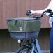 MARUTO( large . guarantee factory ): bicycle for pick up front basket cover 2 khaki D-2F-UP02..... prevention luggage basket taking .. easy to do 