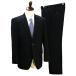 YUKI TORII HOMME 2. кнопка однобортный костюм AB5 M черный one tuck талия регулировщик формальный весна осень . предмет 1880 6NA021