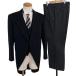 NIKKE FORMAL WEAR белый воротник 3 деталь .. кнопка mo- человек g пальто AB4 M черный одноцветный one tuck весна осень-зима соответствует открытие видеть .100 6XG078
