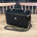 [ очень красивый товар ] Chanel matelasse маленький косметичка серый ndo машина f черный AP1341 цепь плечо чёрный 09725