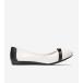  Cole Haan Colehaan женская обувь балет &amp; Flat toba bow балет womens W26820 слоновая кость / чёрная кожа 
