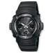 [ Revue .7 год гарантия ]CASIO Casio G-SHOCKji- амортизаторы AWG-M100B-1A мужские наручные часы параллель импортные товары 