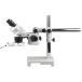 AmScope SW-3B13Z-FRL Binocular Stereo Microscope, WH10x Eyepieces, 10X/20X/30X/60X Magnification, 1X/3X Objective, Single-Arm Boom Stand, 8 ¹͢